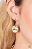 Spot On Sparkle - Gold Necklace - Paparazzi Accessories Necklace Bedazzle Me Pretty Mobile Fashion Boutique