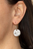 Spot On Sparkle - White Necklace - Paparazzi Accessories Necklace FS-Bedazzle Me Pretty Mobile Fashion Boutique