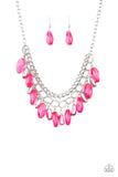 Spring Daydream - Pink Necklace - Paparazzi Accessories Necklace Bedazzle Me Pretty Mobile Fashion Boutique