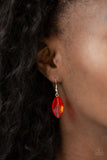 Spring Daydream - Red Necklace - Paparazzi Accessories Necklace Bedazzle Me Pretty Mobile Fashion Boutique
