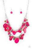Spring Goddess - Pink Necklace - Paparazzi Accessories Necklace Bedazzle Me Pretty Mobile Fashion Boutique