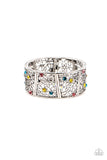 Spring Greetings - Multi Bracelet - Paparazzi Accessories Bracelet Bedazzle Me Pretty Mobile Fashion Boutique