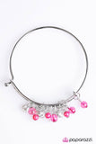 Spring Sensation - Pink Bracelet - Paparazzi Accessories Bracelet Bedazzle Me Pretty Mobile Fashion Boutique