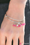 Spring Sensation - Pink Bracelet - Paparazzi Accessories Bracelet Bedazzle Me Pretty Mobile Fashion Boutique