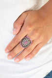 Springtime Shimmer - Pink Ring - Paparazzi Accessories Ring Bedazzle Me Pretty Mobile Fashion Boutique