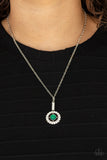 Springtime Twinkle - Green Necklace - Paparazzi Accessories Necklace Bedazzle Me Pretty Mobile Fashion Boutique