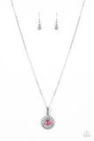 Springtime Twinkle - Pink Necklace - Paparazzi Accessories Necklace FS-Bedazzle Me Pretty Mobile Fashion Boutique