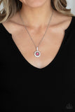 Springtime Twinkle - Pink Necklace - Paparazzi Accessories Necklace FS-Bedazzle Me Pretty Mobile Fashion Boutique