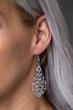 Sprinkle On The Sparkle - Brown Earrings - Paparazzi Accessories Earrings Bedazzle Me Pretty Mobile Fashion Boutique
