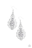 Sprinkle On The Sparkle - Silver Earrings - Paparazzi Accessories Earrings Bedazzle Me Pretty Mobile Fashion Boutique