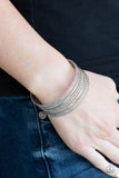 Stack Shack - Silver Bracelet - Paparazzi Accessories Bracelet Bedazzle Me Pretty Mobile Fashion Boutique