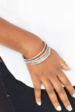 Stackable Sparkle - Blue Bracelet - Paparazzi Accessories Bracelet Bedazzle Me Pretty Mobile Fashion Boutique