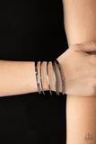 Stackable Style - Black Bracelet - Paparazzi Accessories Bracelet Bedazzle Me Pretty Mobile Fashion Boutique