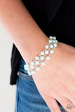 Stage Name - Blue Bracelet - Paparazzi Accessories Bracelet Bedazzle Me Pretty Mobile Fashion Boutique