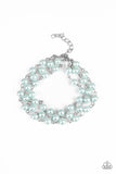Stage Name - Blue Bracelet - Paparazzi Accessories Bracelet Bedazzle Me Pretty Mobile Fashion Boutique