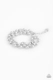 Stage Name - Silver Bracelet - Paparazzi Accessories Bracelet Bedazzle Me Pretty Mobile Fashion Boutique