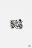Stage Struck - Green Ring - Paparazzi Accessories Ring Bedazzle Me Pretty Mobile Fashion Boutique