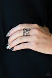 Stage Struck - Green Ring - Paparazzi Accessories Ring Bedazzle Me Pretty Mobile Fashion Boutique