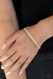 Standout Opulence - Gold Bracelet - Paparazzi Accessories Bracelet FS-Bedazzle Me Pretty Mobile Fashion Boutique