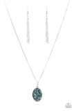 Star-Crossed Stargazer - Blue Necklace - Paparazzi Accessories Necklace Bedazzle Me Pretty Mobile Fashion Boutique