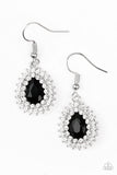 Star-Crossed Starlet - Black Earrings - Paparazzi Accessories Earrings Bedazzle Me Pretty Mobile Fashion Boutique