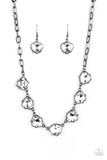 Star Quality Sparkle - Black Necklace - Paparazzi Accessories Necklace Bedazzle Me Pretty Mobile Fashion Boutique