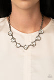 Star Quality Sparkle - Black Necklace - Paparazzi Accessories Necklace Bedazzle Me Pretty Mobile Fashion Boutique
