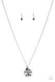 Star-Spangled Sass - Blue Necklace - Paparazzi Accessories Necklace Bedazzle Me Pretty Mobile Fashion Boutique