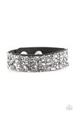 Stardust Sparkle - Silver Bracelet - Paparazzi Accessories Bracelet Bedazzle Me Pretty Mobile Fashion Boutique