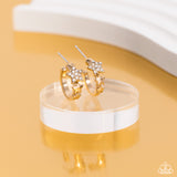 Starfish Showpiece - Gold Earrings - Paparazzi Accessories Earrings Bedazzle Me Pretty Mobile Fashion Boutique