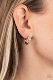 Starfish Showpiece - Gold Earrings - Paparazzi Accessories Earrings Bedazzle Me Pretty Mobile Fashion Boutique