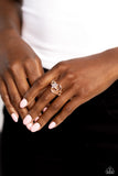 Stargazing Style - Rose Gold Ring - Paparazzi Accessories Ring Bedazzle Me Pretty Mobile Fashion Boutique