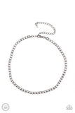 Starlight Radiance - Black Necklace - Paparazzi Accessories Necklace FS-Bedazzle Me Pretty Mobile Fashion Boutique