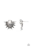 Starry Light - Silver Earrings - Paparazzi Accessories Earrings Bedazzle Me Pretty Mobile Fashion Boutique