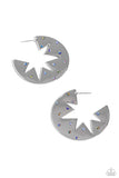 Starry Sensation - Blue Earrings - Paparazzi Accessories Earrings Bedazzle Me Pretty Mobile Fashion Boutique