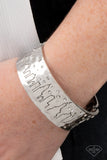 Starry Skyscrapers - White Bracelet - Paparazzi Accessories Bracelet Bedazzle Me Pretty Mobile Fashion Boutique