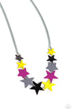 Starstruck Season - Black Necklace - Paparazzi Accessories Necklace Bedazzle Me Pretty Mobile Fashion Boutique