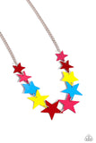 Starstruck Season - Red Necklace - Paparazzi Accessories Necklace Bedazzle Me Pretty Mobile Fashion Boutique