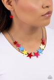 Starstruck Season - Red Necklace - Paparazzi Accessories Necklace Bedazzle Me Pretty Mobile Fashion Boutique