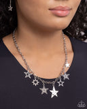 Starstruck Sentiment - Black Necklace - Paparazzi Accessories Necklace Bedazzle Me Pretty Mobile Fashion Boutique