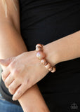 Starstruck Shimmer - Copper Bracelet - Paparazzi Accessories Bracelet Bedazzle Me Pretty Mobile Fashion Boutique