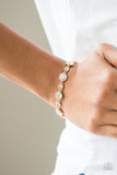 Starstruck Sparkle - Gold Bracelet - Paparazzi Accessories Bracelet Bedazzle Me Pretty Mobile Fashion Boutique