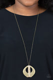 State of the ARTISAN - Brass Necklace - Paparazzi Accessories Necklace Bedazzle Me Pretty Mobile Fashion Boutique