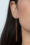 State of the ARTISAN - Copper Necklace - Paparazzi Accessories Necklace Bedazzle Me Pretty Mobile Fashion Boutique