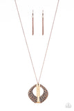 State of the ARTISAN - Copper Necklace - Paparazzi Accessories Necklace Bedazzle Me Pretty Mobile Fashion Boutique