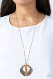 State of the ARTISAN - Copper Necklace - Paparazzi Accessories Necklace Bedazzle Me Pretty Mobile Fashion Boutique