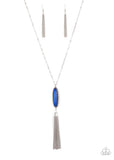 Stay Cool - Blue Necklace - Paparazzi Accessories Necklace Bedazzle Me Pretty Mobile Fashion Boutique