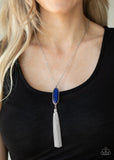 Stay Cool - Blue Necklace - Paparazzi Accessories Necklace Bedazzle Me Pretty Mobile Fashion Boutique
