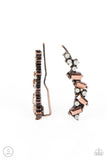 Stay Magical - Copper Post Earrings - Paparazzi Accessories Post Earrings Bedazzle Me Pretty Mobile Fashion Boutique