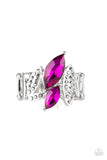 Stay Sassy - Pink Ring - Paparazzi Accessories Ring Bedazzle Me Pretty Mobile Fashion Boutique